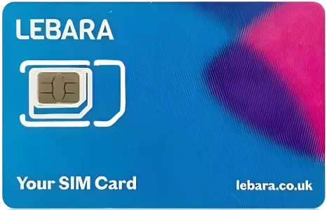 欧洲英国LEBARA手机电话卡海外APP注册接码实体卡出国跨国留学生国际旅游手机卡
