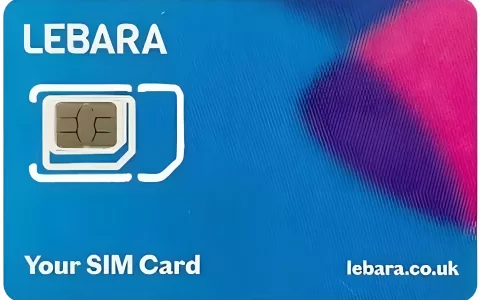 欧洲英国LEBARA手机电话卡海外APP注册接码实体卡出国跨国留学生国际旅游手机卡