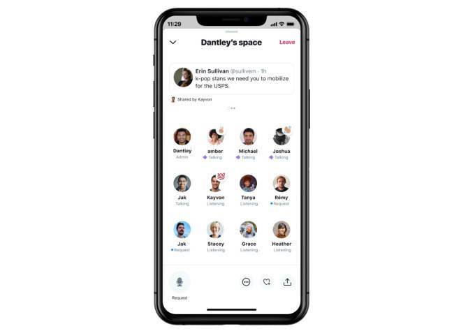 Twitter推出基于语音的 ＂Spaces ＂社交网络功能 已进入测试阶段
