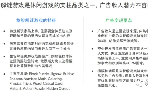 方块、拼图、填色以及益智猜谜四类Brain & Puzzle游戏解析