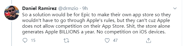 Epic真慌了，苹果iOS设备封杀虚幻引擎！UE开发者遭殃