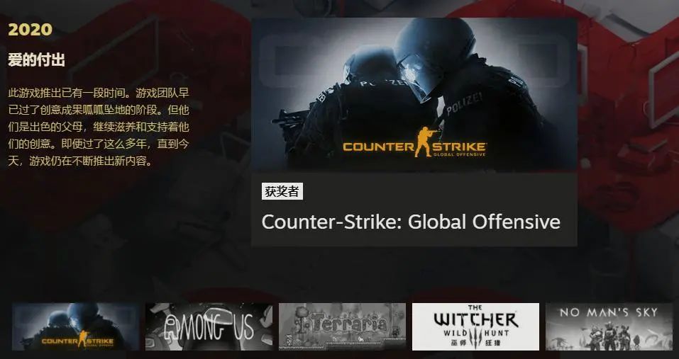 Steam年度大奖公布：R星《荒野大镖客2》获年度最佳