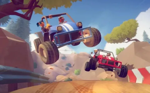 ​VR社交平台Rec Room公布了一款卡通画风赛车游戏，月底发布