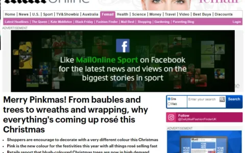 TikTok曝光量51亿，英国人买爆“粉色圣诞树”