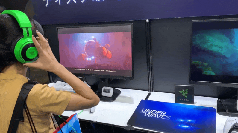 在东京千叶幕张展览馆，中国游戏人潮汹涌