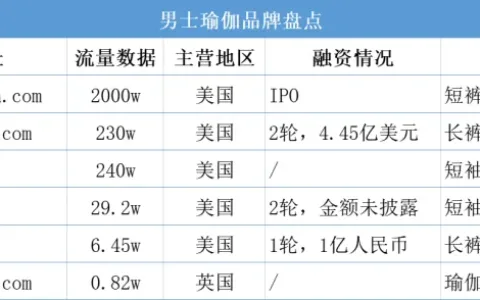 一个独立站估值超40亿美元！瑜伽服里的“他经济”