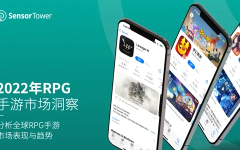 《2022年RPG手游市场洞察》- 2022年全球RPG手游收入已突破156亿美元，占全球手游总收入的27%