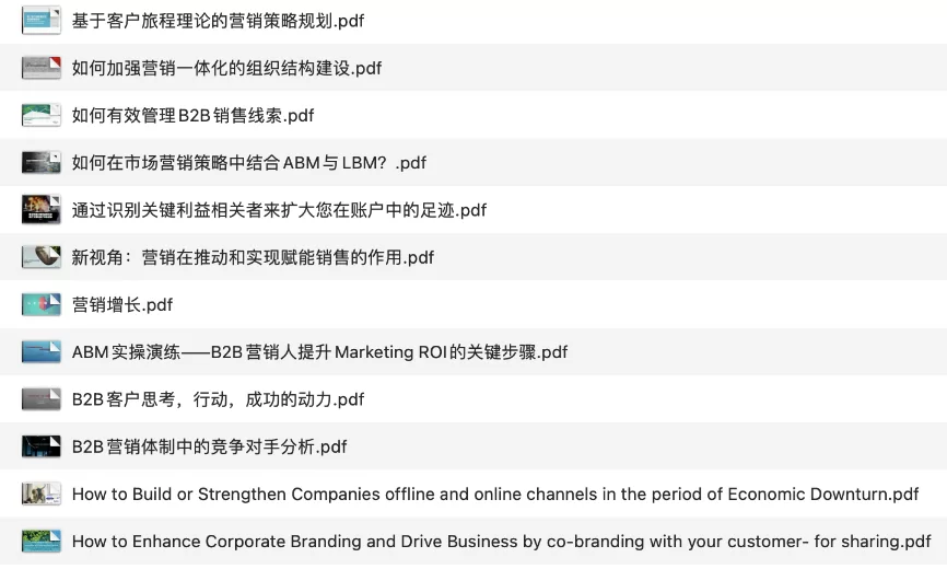 限时下载 | 专题篇：ABM营销干货PPT整理@跨盈年度B2B CMO峰会系列