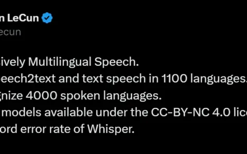 规模性能双杀OpenAI，Meta语音达LLaMA级里程碑！开源MMS模型可识别1100+语言