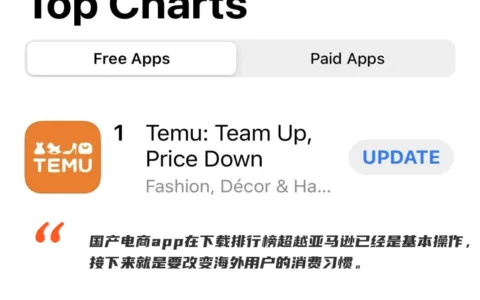 海外版拼多多登顶App Store：“羊毛可以迟到，但不会缺席”