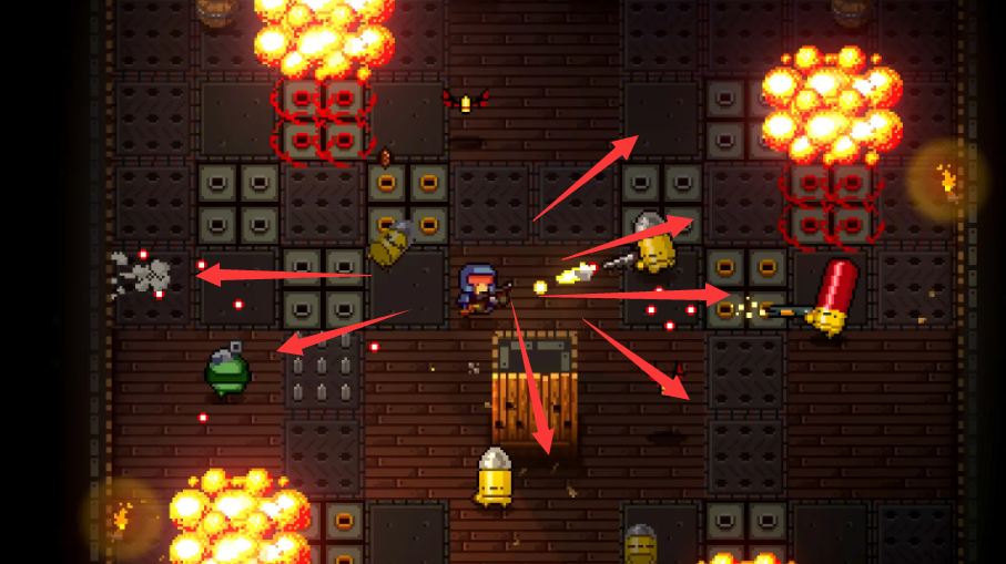 靠美术，如何将横屏地牢探险的游戏装进竖屏的手机里，《黑猫来自天空》是这么做的